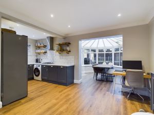 DINING ROOM TO KITCHEN & CONSERVATORY- click for photo gallery